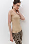 Thin Strap Basic Stretch Tank Top - 4