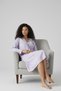 Women's Long Sleeve Lace Detailed Nightgown Relaxed Fit Daily Home Dress - 3