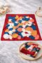 Hei Abstract Patterned Red Silk Look Casual Women's Accessory Scarf Foulard - 2
