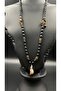 Citrine & Tiger's Eye & Onyx & Hematite Natural Stone Men's Necklace – Handmade Spiritual Design - 8