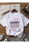 Women's Sakura Flower Back Print Oversize T-Shirt 100% Cotton - 5