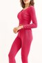 Women's Flexible Leggings Crop Set Pink - 6