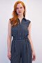Striped Suit Navy Blue - 2