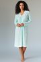 Women's Long Sleeve Lace Detailed Nightgown Relaxed Fit Daily Home Dress