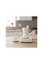 Electric Coffee Maker 300ML 500W, 6 Cups Moka Pot with Hot Plate, Portable Espresso Maker White - 2