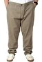 Large Size Men's Gabardine Trousers Nature 22850 Beige