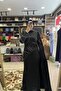 Right Shoulder Cape Detailed Evening Dress - 5