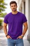 Men's Basic T-Shirt 100% Cotton Crew Neck Solid Color Casual Comfortable Fit T-Shirt