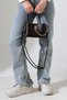 Brown Women's Bag Daily Stylish Shoulder and Hand Bag with Chain Accessories - 6
