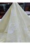 150 En Yellow White Oyster Patterned Dress Tunic Pants Bluz Suitable for Making Clothes 100% Cotton Fabric - 2