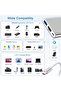 محول USB متعدد الوظائف من النوع C مع شحن بقدرة 100 واط ومخرج HDMI بدقة 4K - 6