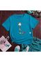 Spotted Giraffe Printed 100% Cotton Crew Neck Kids Unisex T-Shirt 5 6 -7 8-9 10 -11 12 Years Old