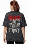Design Slipknot Rock Metal Music Band Back Printed Unisex Oversize Vintage Washed T-Shirt - 3