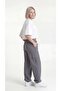 Women's Oversize Smoked Parachute Cargo Pocket Sweatpants Summer Thin Comfortable Fit - 5