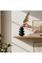 3D Printing Modern Decorative Black Vase 18 cm Minimal Desktop Accessory - 3