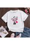 Pink Glasses Giraffe Printed 100% Cotton Crew Neck Kids Unisex T-Shirt 5 6 -7 8-9 10 -11 12 Years Old