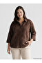 Sparkling Choices from Shining Store Openwork Loose Fit Women's Shirt