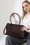 Brown Women's Bag Large Size Shoulder Bag Daily Use Stylish Tote Bag - 4