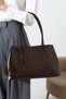 Brown Women's Bag Large Size Shoulder Bag Daily Use Stylish Tote Bag - 5