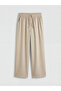 Nevavm Textured Women's Trousers with Elastic Waist - 5