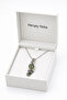 Balon Design Phosphorescent Stone Necklace I Silver Color Chain Unisex Necklace - 5