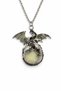Game of Thrones Dragon Necklace I Phosphorescent Silver Color Chain Unisex 60 cm - 4