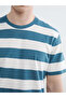 Sparkling Choices from Shining Store Zero Roba Collar Striped Men's Combed Cotton T-Shirt - 3