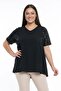 Women's Shoulder Sequined Lycra Ayrobin Plus Size Blouse