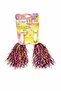Ponpon Bright Colorful Cheerleading Stick Durable Lightweight Cheer Pompom 1 Pair - 3
