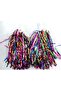 Ponpon Bright Colorful Cheerleading Stick Durable Lightweight Cheer Pompom 1 Pair - 2
