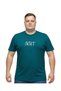 Men's Large Size Petrol Crew Neck Short Sleeve Art T-Shirt 3Xl-4Xl-5Xl-6Xl