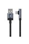Lightning Cable, 1.2 m, Grey, BL-007 - 2