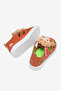 Children's Unisex Orange Light Sole Teddy Bear Detailed Velcro Sandals - 5