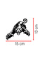 Panther Figured Car Sticker – Aggressive Animal Vehicle Sticker - Car Motor Sticker 15X13Cm - 3