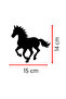 Horse Silhouette Car Sticker – Minimal Horse Figure Car Sticker 15X14Cm - 4