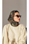 Carmela Patterned Scarf Green - 5