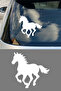 Horse Silhouette Car Sticker – Minimal Horse Figure Car Sticker 15X14Cm - 2