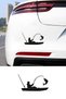 Man Fishing on a Kayak Sticker – Car Window Hood Sticker 15X8Cm