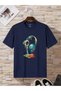 Headphone Print, Men's T-Shirt - 2