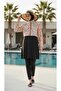 Rimal Full Covered Hijab Swimsuit with Ethnic Pattern, Set of 4 with Bonnet - 7