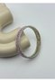 Vip Silver Pink Colored Baguette Stone Waterway Bracelet - 26Slbv04 - 3