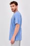 Men Sportswear Fit Short Sleeve Outdoor T-Shirt, Slate Blue - 2