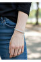 Vip Silver Double Row Baguette Stone Thin Waterway Bracelet - 26Slbv02