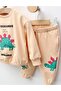 Compleu Stegosaurus Adorable, crem - 2