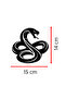 Snake Car Sticker – Cobra Car Sticker - Car Windshield Hood Sticker 15X14Cm - 3