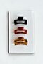 Leopard Pattern Rectangular 3-Piece Latch Buckle Set 7 cm - 2