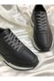 Radu Gray Genuine Leather Daily Sports Shoes - 2