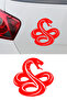 Snake Car Sticker – Cobra Car Sticker - Car Windshield Hood Sticker 15X14Cm - 2