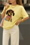 Cute Dog Printed T-Shirt Oversize Unisex T-Shirt 1Pv3