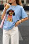 Cute Dog Printed T-Shirt Oversize Unisex T-Shirt 1Pv3